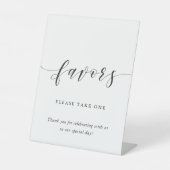 書道モダン結婚式の引き出物表 台座サイン (正面)