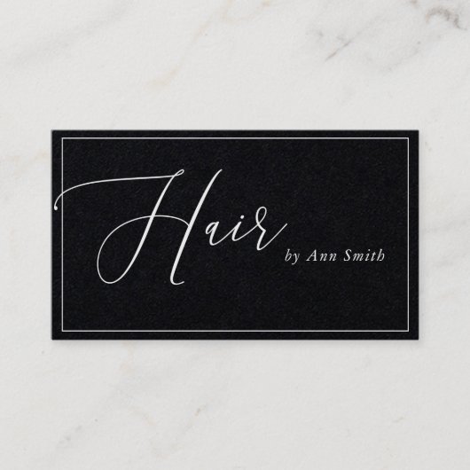 書道モダン美容師 名刺 (正面)