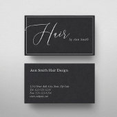 書道モダン美容師 名刺