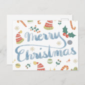 書道モダン聖降誕祭 ポストカード (正面/裏面)