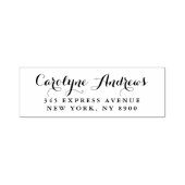 書道モダン自筆差出人住所スタンプ セルフインキングスタンプ (デザイン)