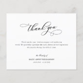 書道モダン葬儀お礼を言う (正面)