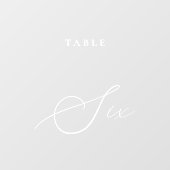 書道モダン表6表 ウィンドウサイン (シート)