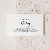 書道モダン赤ちゃんシャワー予約リクエスト エンクロージャーカード