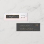 書道モダン赤面&グレーロイヤリティ スキニー名刺 (正面/裏面)