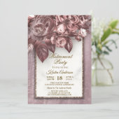 書道モダン退職パーティー 招待状 (スタンド正面)