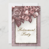 書道モダン退職パーティー 招待状 (裏面)