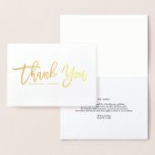 書道モダン金箔ありがとう 箔カード (ディスプレー)