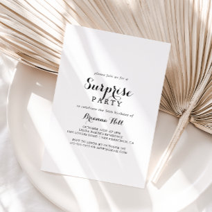 書道モダン驚きパーティー 招待状