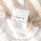 書道モダン《キリスト教》洗礼式や命名式 招待状