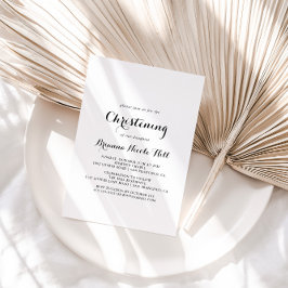 書道モダン《キリスト教》洗礼式や命名式 招待状