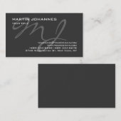 書道ユニークプロフェッショナル名刺 名刺 (正面/裏面)