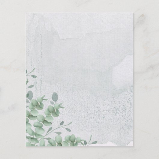 書道ユーカリプタス予算ありがとう チラシ (裏面)