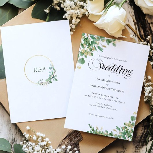 書道ユーカリプタス金ゴールドモノグラム結婚ズ