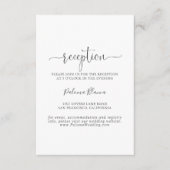 書道ラブスクファンシーリプト結婚披露宴 エンクロージャーカード (正面)