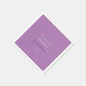 書道ラベエレガントンダウェルカムブライダルシャワー スタンダードカクテルナプキン (角)