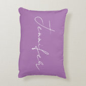 書道ラベエレガントンダプレーンシンプル名 アクセントクッション (裏面(縦))