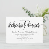 書道リハエレガントーサルディナー招待状 招待状 (スタンド正面)