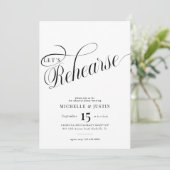 書道リハーサルディナー招待状 招待状 (スタンド正面)