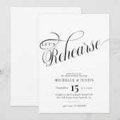 書道リハーサルディナー招待状 招待状 (正面/裏面)