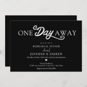 書道リハーサルディナー 招待状 (正面/裏面)