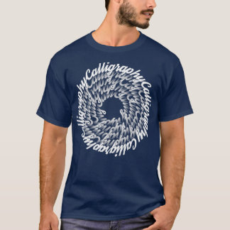 書道レタリング手書の贈り物 Tシャツ