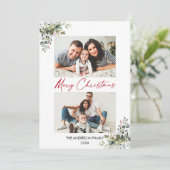 書道レッドインクスクリプト写真グリーンリーベリー シーズンカード (スタンド正面)