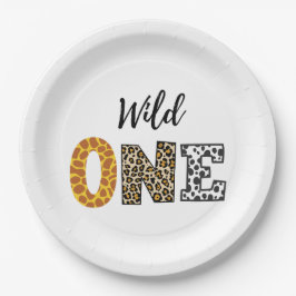 書道ワイルドワンホワイト紙プレート ペーパープレート