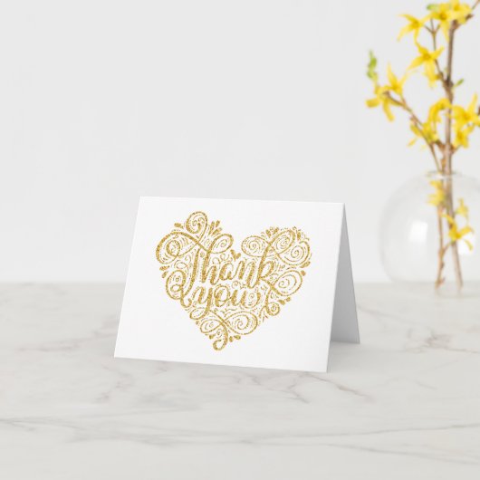 書道ヴィンテージ句ありがとう カード (黄色い花)