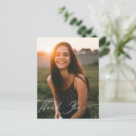 書道写エレガント真ありがとう ポストカード (スタンド正面)