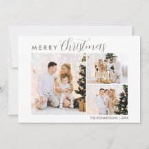 書道写真モダンコラージメリークリスマス