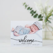 書道写真予算誕生のお知らせ (スタンド正面)