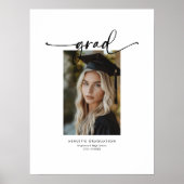 書道写真卒業ゲストシグネチャー ポスター (正面)