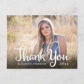 書道写真卒業感謝 ポストカード (正面)