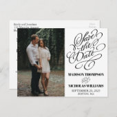 書道写真日付はがきを保存 ポストカード (正面/裏面)