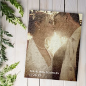 書道写真結婚有難うグラデーション ジグソーパズル