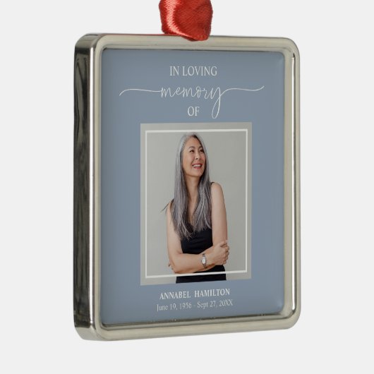 書道写真追悼メタルオルナム メタルオーナメント (右)