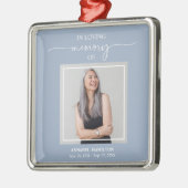 書道写真追悼メタルオルナム メタルオーナメント (左)