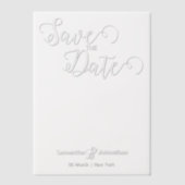 書道写真vellum高級オーバーレイ ベラム紙招待状 (正面)