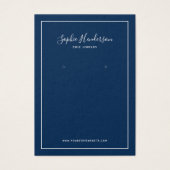 書道及びカスタムカラーイヤリング表示カード (正面)