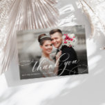 書道台本の両面結婚写真 サンキューカード<br><div class="desc">新し感謝していいフレームの素晴らしいイメージを結婚両面のあエレガントなたに。個人的な感謝していメッセージと自分の写真を結婚追加する。</div>