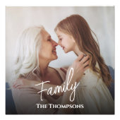 書道台本の写真テンプレート フォトプリント (正面)