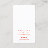 書道台本の検索業務 名刺 (裏面)