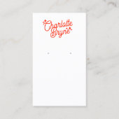 書道台本の検索業務 名刺 (正面)