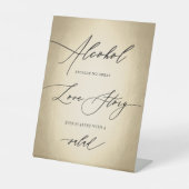 書道台本アルコールラブ結婚ストーリー 台座サイン (正面)