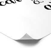 書道台本ウェディングカード&ギフトサイン ポスター (角)