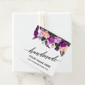 書道台本パープルフローラ手作 フェイバータグ (インサイチュ)