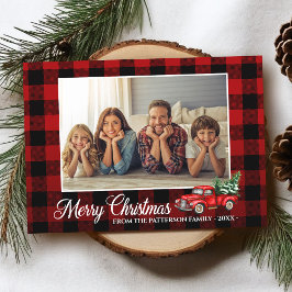 書道台本フォトバッファロープリッドレッドトラック カード