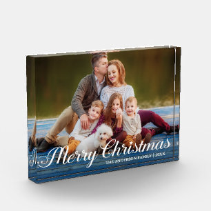 書道台本フォトメリークリスマススター フォトブロック