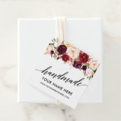 書道台本ブルゴーニュフローラ手作 フェイバータグ (インサイチュ)